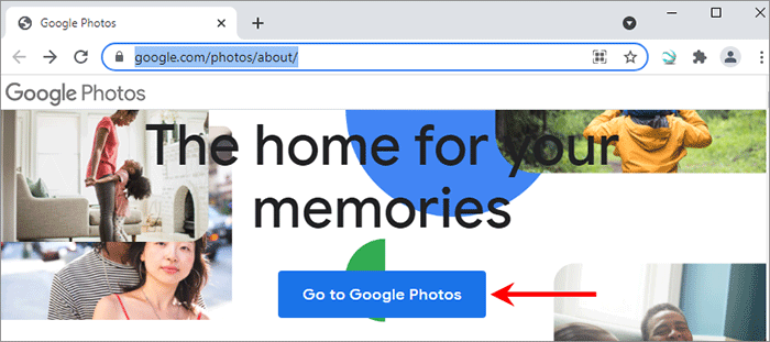 go to Google Photos