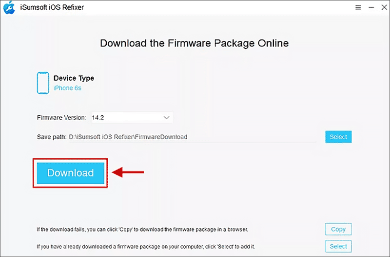download firmware package