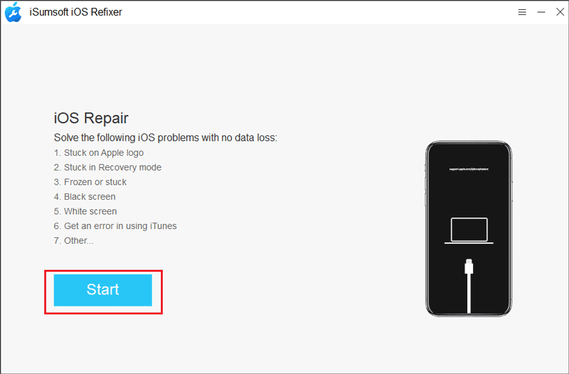 start repair process