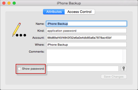 Check Show Password