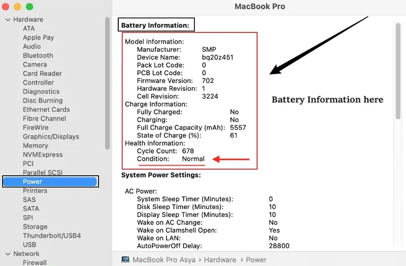 Check the Status of Your Macbook