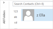 add contacts in Outlook