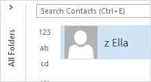 add contacts in outlook