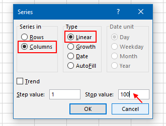 Fill in a large number of cells