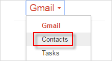 backup gmail contacts to Outlook