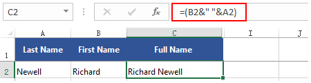 Add spaces between each column 