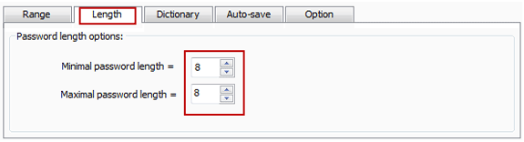 Password length