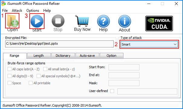 Smart attack settings