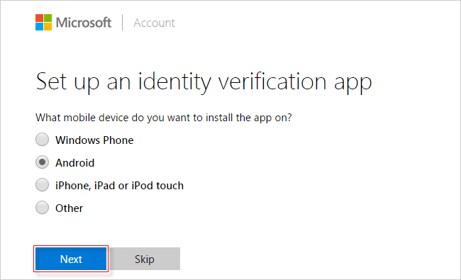 choose an identity verification app