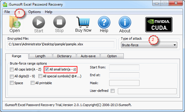 Open password-protected Excel file