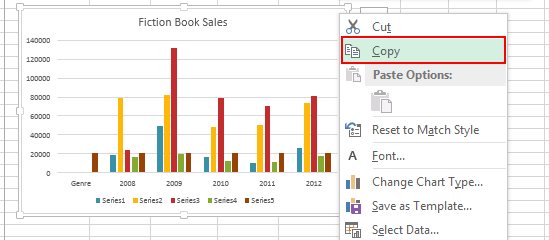 How To Copy And Paste A Chart