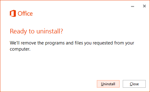 uninstall and remove