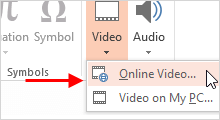 Embed video into PowerPoint presentation