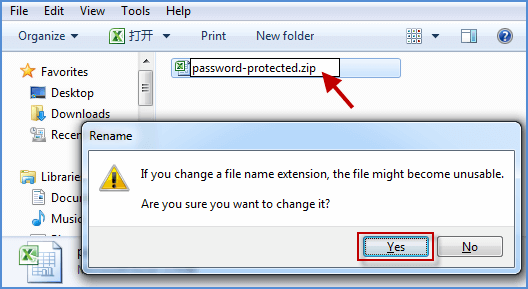 excel unprotect sheet zip