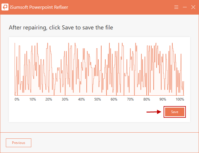 save the fixed ppt