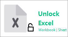 unlock Excel sheet without password