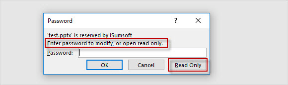 open read-only