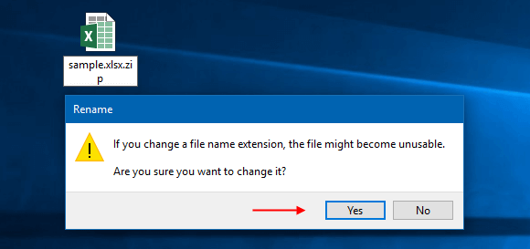 Rename the extension name
