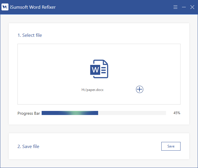 repairing Word file