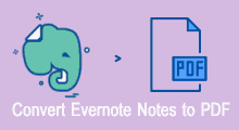 Convert evernote notes to pdf