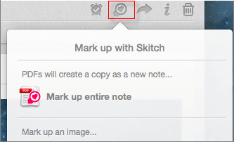 Evernote mac skitch markup