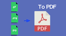 convert images to pdf file in Windows 10