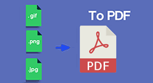 convert images into pdf-file