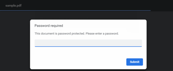 Enter a password