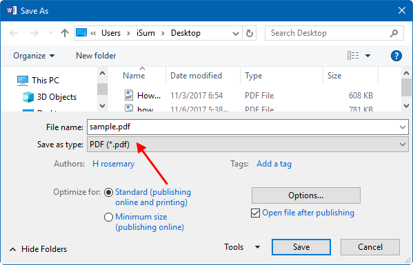 how to create password for pdf file