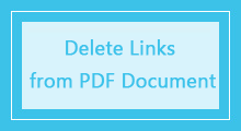 delete links from pdf document