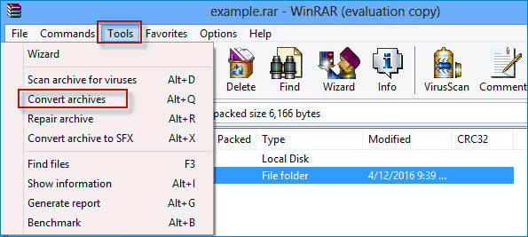 how to convert rar files to pdf