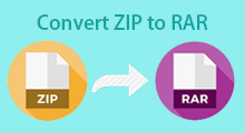 Convert Zip to RAR