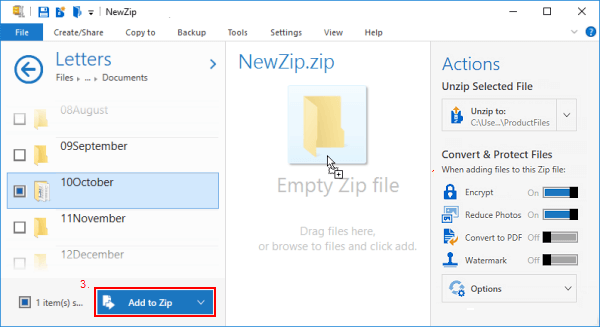 add password to zip file add password to zip file