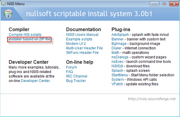 Unlock ZIP with NSIS