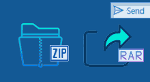 Send ZIP or RAR file with Gmail