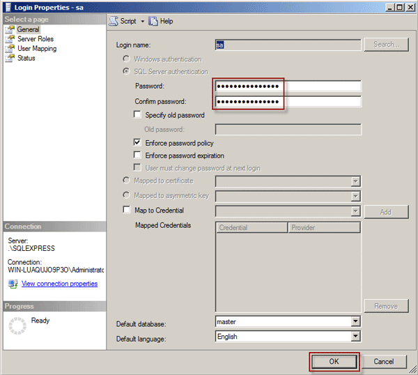 How to Reset Forgotten SA Password in SQL Server 2008 R2