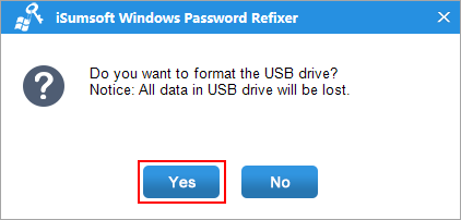 Format your USB drive