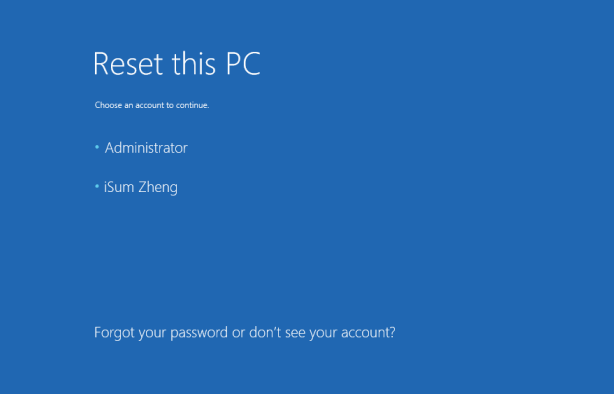 How To Recover Surface To Factory Setting Without Signing In