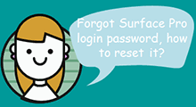 Reset Surface pro login password