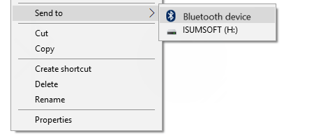 Transfer screenshots via USB or Bluetooth