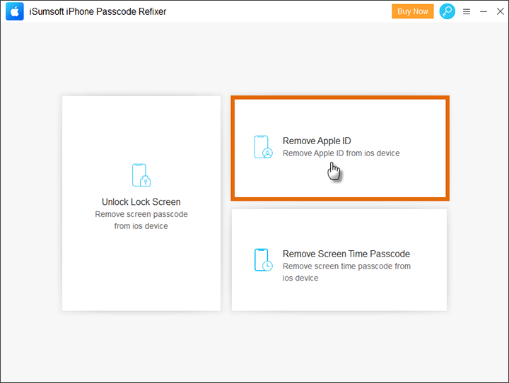 choose Remove Apple ID