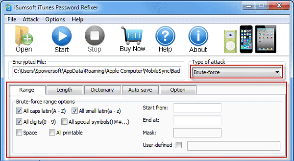 Set up itunes password refixer