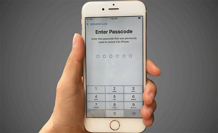 enter passcode