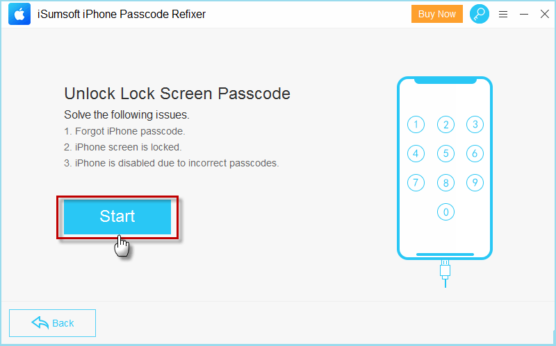 click Start and put iPad into recovery mode