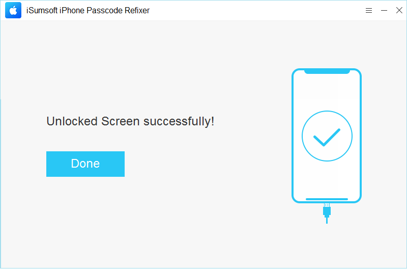 unlock iphone successfully