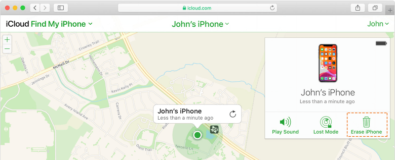 Erase iPhone