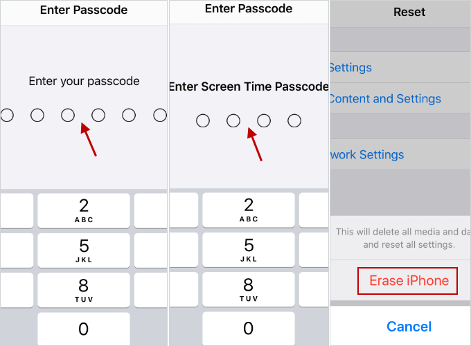 Erase iPhone