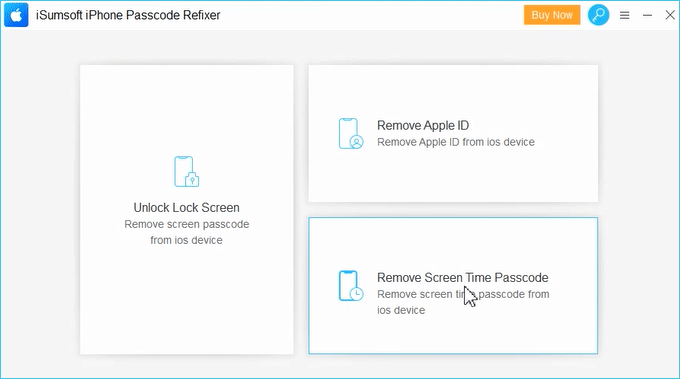 select Remove Screen Time Passcode