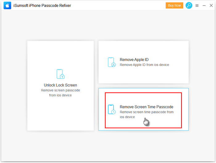 choose Remove Screen Time Passcode