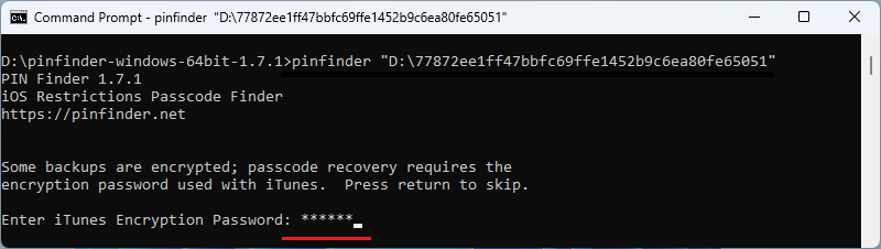 enter-backup-password